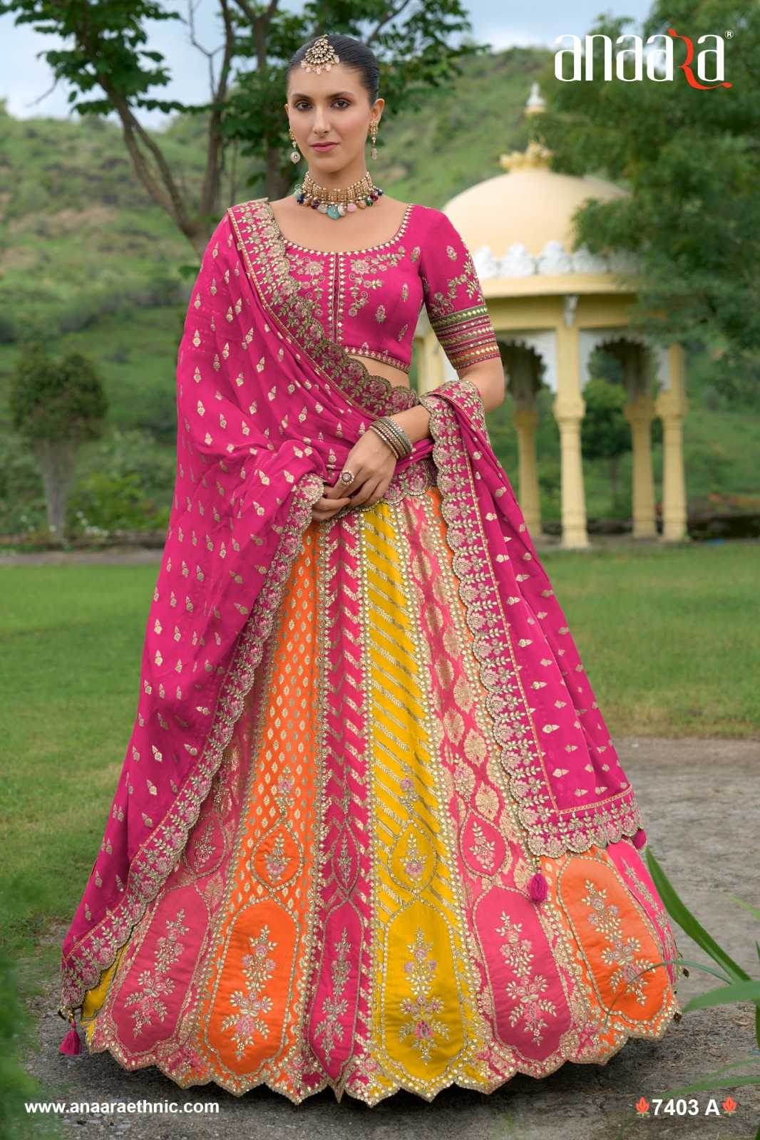 Silk Embroidered Lehenga for Elegant Traditional Wear - MYLUXURY LANE ENTERPRISE